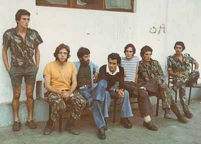 Rui Pereira, José Luís Garvão, Mário Deitado, (João Beja que não me lembro do nome próprio, António Osório, José Machado e Manuel dos Santos